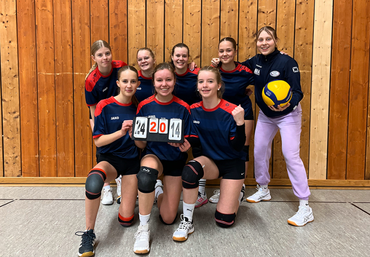 Die Volleyballerinnen der Ursulaschule nahmen an „Jugend trainiert für Olympia“ teil